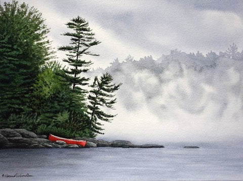 Mystified, watercolour by Karen Richardson