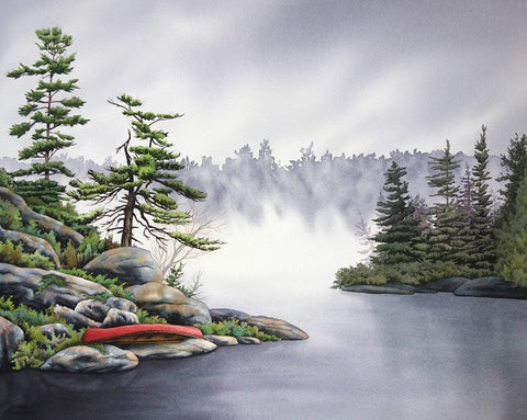 Peaceful Passage, watercolour by Karen Richardson