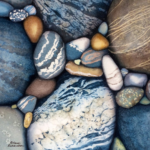 Perfect Fit, watercolour by Karen Richardson