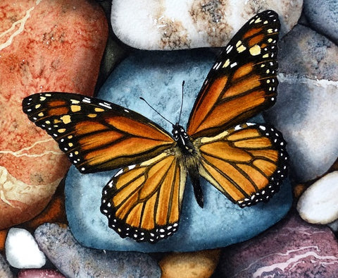 Sacred Spirit (detail), watercolour by Karen Richardson