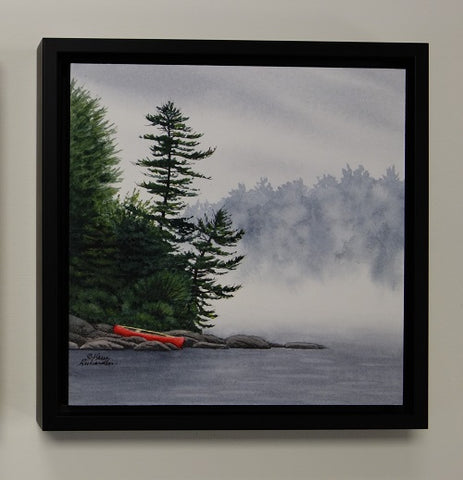 Secrets in the Mist, watercolour by Karen Richardson