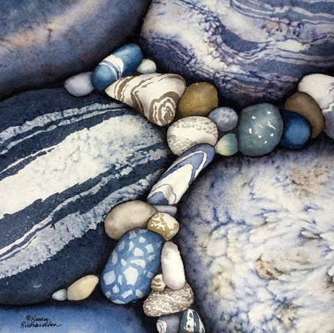 Settled In, watercolour by Karen Richardson