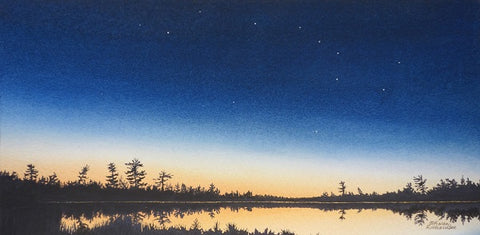 Summer Constellations watercolour by Karen Richardson