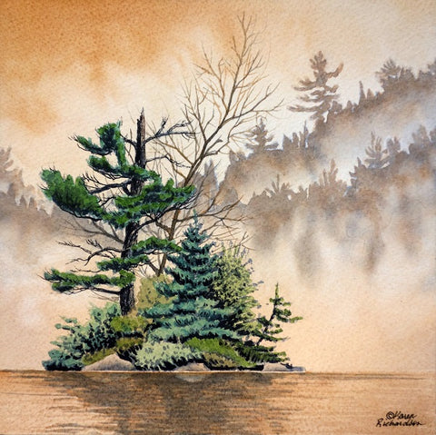 The Edge of Time, watercolour by Karen Richardson