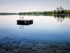 Welcome to the Lake, watercolour by Karen Richardson