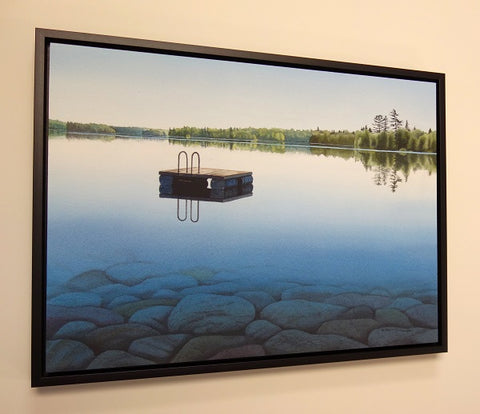 Welcome to the Lake, watercolour by Karen Richardson