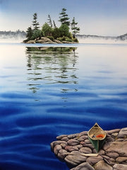 Whispering Waters, watercolour by Karen Richardson
