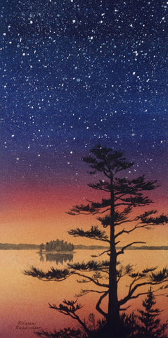 Almost Heaven, watercolour by Karen Richardson