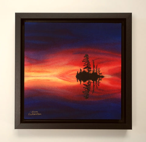 Dreams of Dragon's Fire, watercolour by Karen Richardson