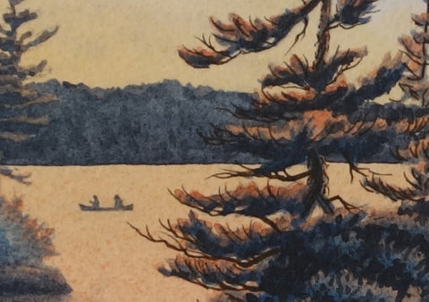Heading for Home (detail), watercolour by Karen Richardson