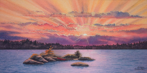 Let It Go, watercolour by Karen Richardson