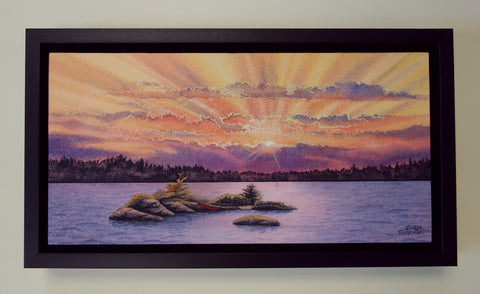 Let It Go, watercolour by Karen Richardson