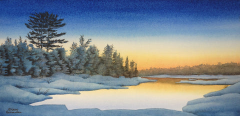 Let the Dream Begin, watercolour by Karen Richardson