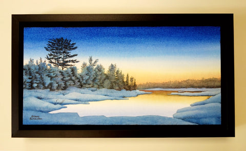 Let the Dream Begin, watercolour by Karen Richardson