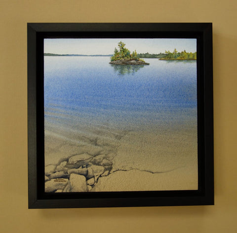 Serenity By The Shore, watercolour by Karen Richardson