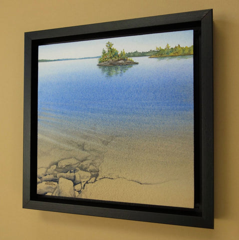 Serenity By The Shore, watercolour by Karen Richardson