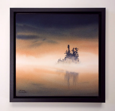 Shadows of Dawn, watercolour by Karen Richardson