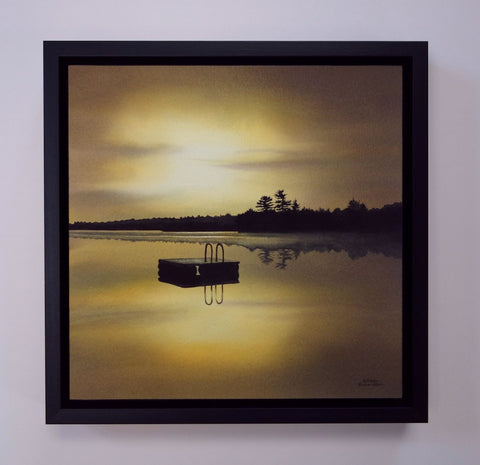 The Golden Hour, watercolour by Karen Richardson