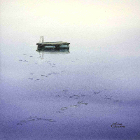 Waiting For Summer, watercolour by Karen Richardson