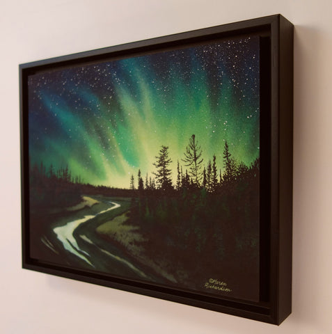 Aurora Fantasy, watercolour by Karen Richardson