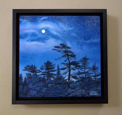 Dancing With the Moon, watercolour by Karen Richardson