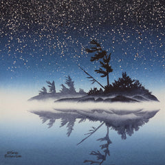 Just the Stars for Company, watercolour by Karen Richardson