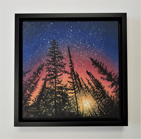 Last Light, watercolour by Karen Richardson