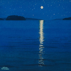 Moonbeam Dream, watercolour by Karen Richardson
