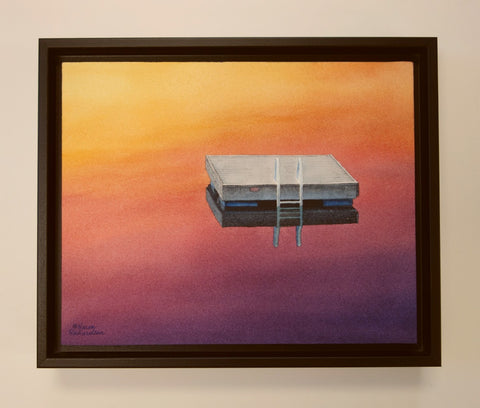 Morning Calm, watercolour by Karen Richardson