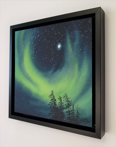 Night Fire, watercolour by Karen Richardson