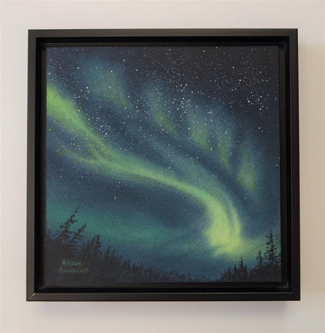 Night on Fire, watercolour by Karen Richardson