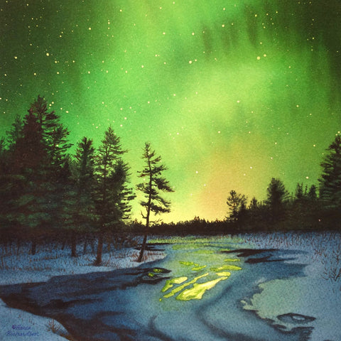 Reflections of Glory, watercolour by Karen Richardson