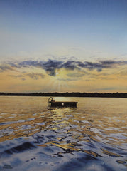 Shining Waters, watercolour by Karen Richardson