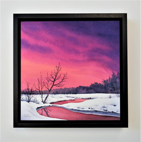 Sky Fire, watercolour by Karen Richardson