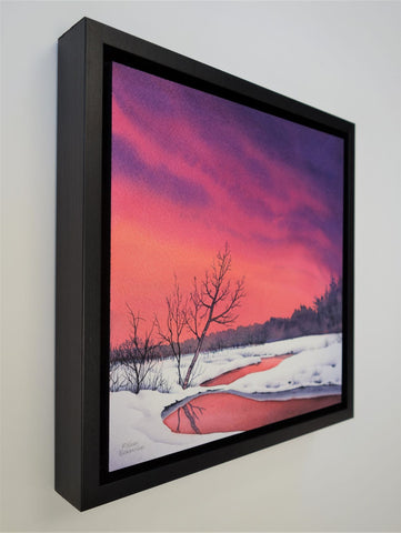 Sky Fire, watercolour by Karen Richardson