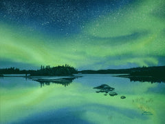 Splendour of the North, watercolour by Karen Richardson