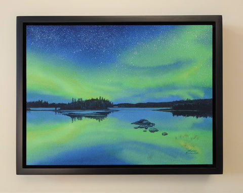 Splendour of the North, watercolour by Karen Richardson