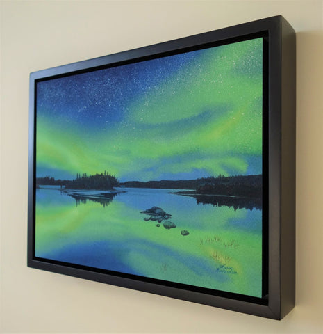 Splendour of the North, watercolour by Karen Richardson