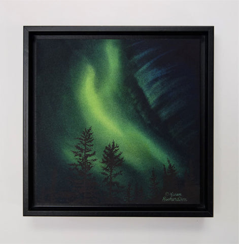 Whispers in the Dark, watercolour by Karen Richardson