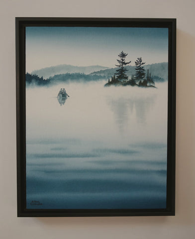 Listen to the Silence, watercolour by Karen Richardson