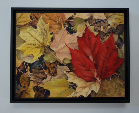 Maple Flooring, watercolour by Karen Richardson