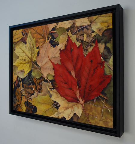 Maple Flooring, watercolour by Karen Richardson