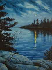 Some Enchanted Evening, watercolour by Karen Richardson