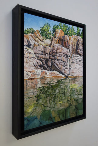 Killarney Rocks, watercolour by Karen Richardson
