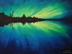 Northern Enchantment, watercolour by Karen Richardson