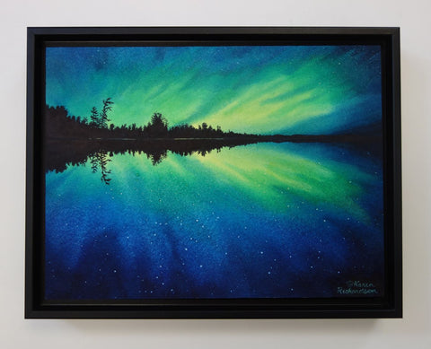 Northern Enchantment, watercolour by Karen Richardson