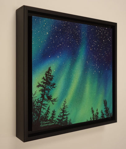 Northern Glow, watercolour by Karen Richardson