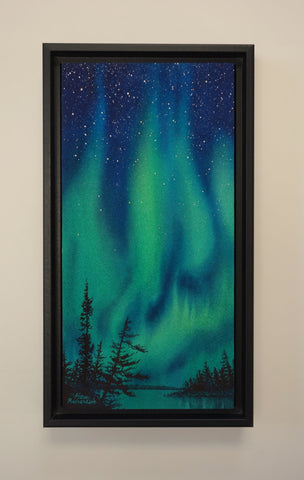 Northern Magic, watercolour by Karen Richardson