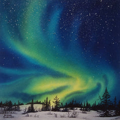 Northern Majesty, watercolour by Karen Richardson