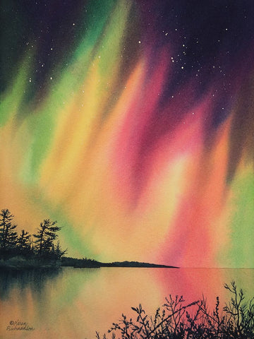 Evening Magic, watercolour by Karen Richardson